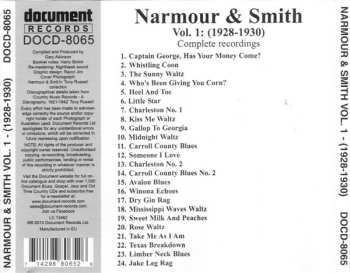 CD Narmour & Smith: Volume 1: Complete Recorded Works (1928-1930) 573989