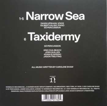 CD Caroline Shaw: Narrow Sea 24701