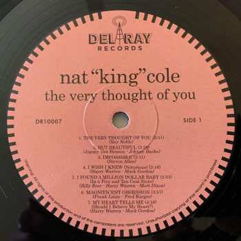 LP Nat King Cole: The Very Thought Of You LTD 601731