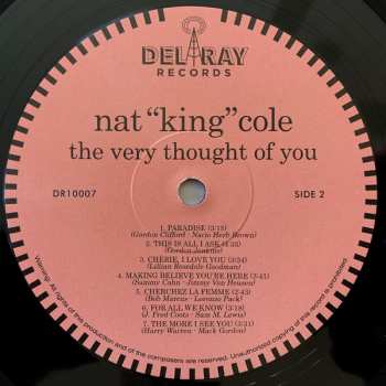 LP Nat King Cole: The Very Thought Of You LTD 601731