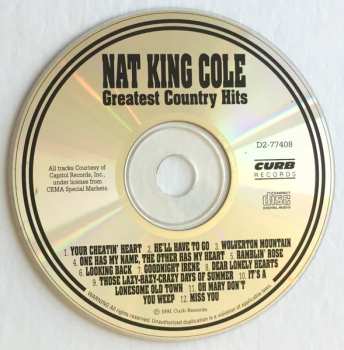 CD Nat King Cole: Greatest Country Hits 603779