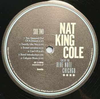 2LP Nat King Cole: Live At The Blue Note Chicago 592958