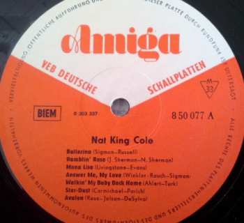 LP Nat King Cole: Nat King Cole 558723