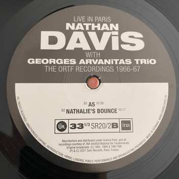 3LP Nathan Davis: Live In Paris - The ORTF Recordings 1966/67 404922