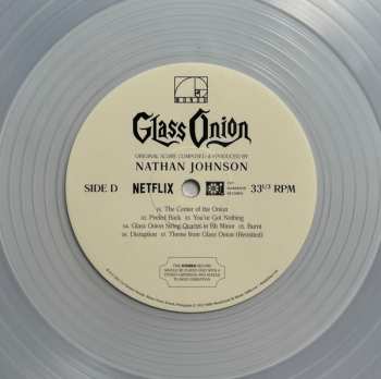 2LP Nathan Johnson: Glass Onion (A Benoit Blanc Murder Mystery Soundtrack) CLR 595523