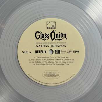 2LP Nathan Johnson: Glass Onion (A Benoit Blanc Murder Mystery Soundtrack) CLR 595523