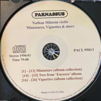 CD Nathan Milstein: Miniatures & Vignettes 617082