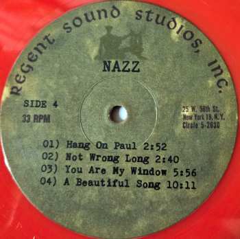 4LP Nazz: Lost Masters & Demos CLR | LTD 587332