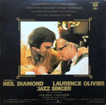 LP Neil Diamond: The Jazz Singer (Canciones De La Banda Sonora Original De La Película) 628828