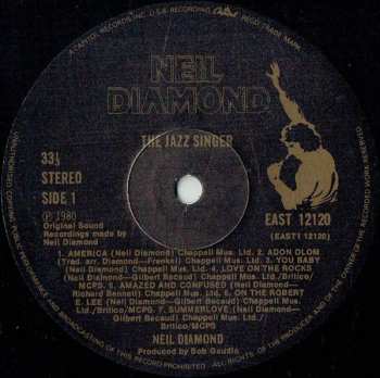 LP Neil Diamond: The Jazz Singer (Original Songs From The Motion Picture) 632303