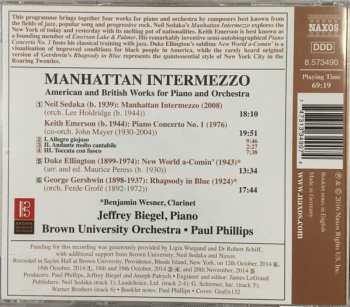 CD Duke Ellington: Manhattan Intermezzo - American And British Works For Piano And Orchestra 570130