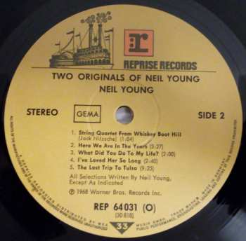 2LP Neil Young: 2 Originals Of Neil Young 648899