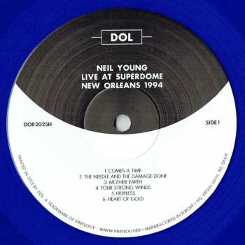 LP Neil Young: Live at Superdome, New Orleans 1994 CLR 80196