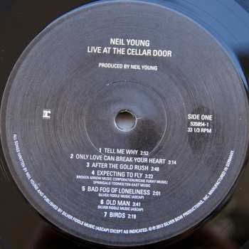 LP Neil Young: Live At The Cellar Door 355033