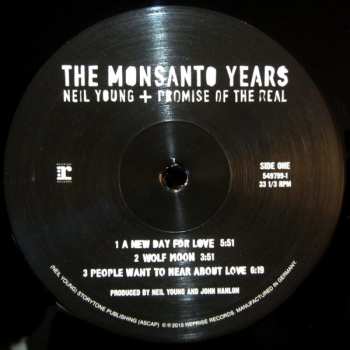 2LP Neil Young: The Monsanto Years 649132