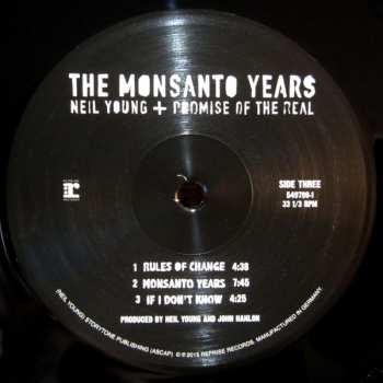 2LP Neil Young: The Monsanto Years 649132