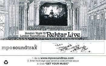 2LP Nektar: Sunday Night At London Roundhouse 79850