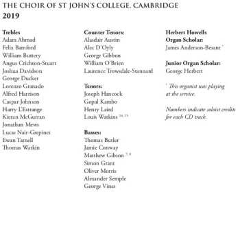 CD St. John's College Choir: Advent Live Volume 2 552444