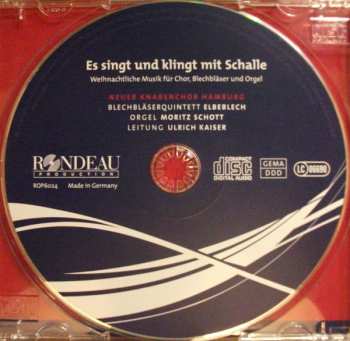 CD Neuer Knabenchor Hamburg: Es Singt Und Klingt Mit Schalle 551278