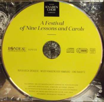 CD Neuer Knabenchor Hamburg: A Festival Of Nine Lessons And Carols 546568