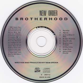 CD New Order: Brotherhood 591363