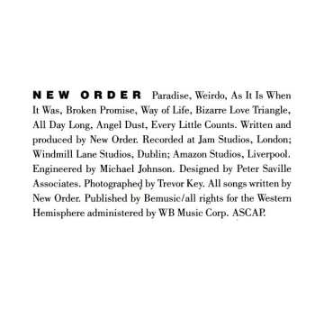 CD New Order: Brotherhood 591363