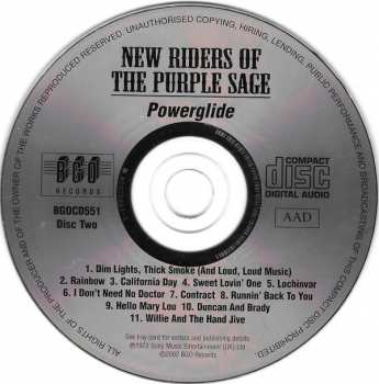 2CD New Riders Of The Purple Sage: N.R.P.S./Powerglide 439807