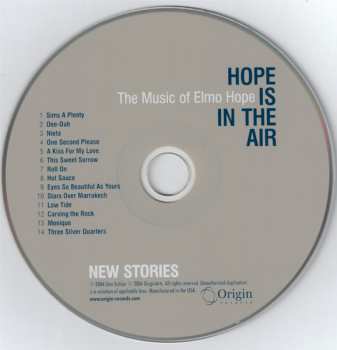 CD New Stories: Hope Is In The Air - The Music Of Elmo Hope 631083