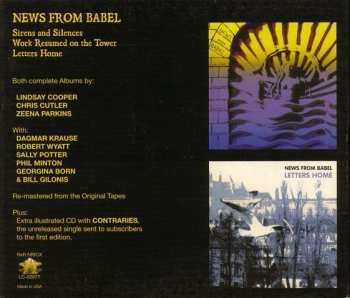 3CD News From Babel: Sirens And Silences / Work Resumed On The Tower / Letters Home 584214