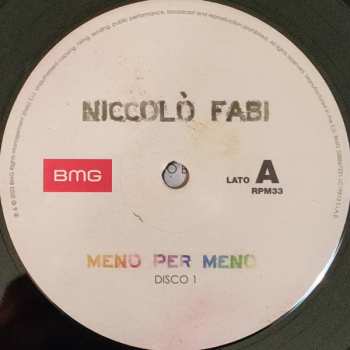 2LP Niccolò Fabi: Meno Per Meno 591180