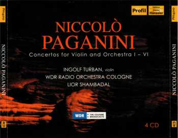 4CD Niccolò Paganini: Concertos for Violin and Orchestra I - IV 315242