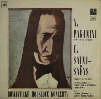 LP Niccolò Paganini: Romantické Houslové Koncerty - Koncert Č. 1 D Dur / Koncert Č. 3 H Moll 527967