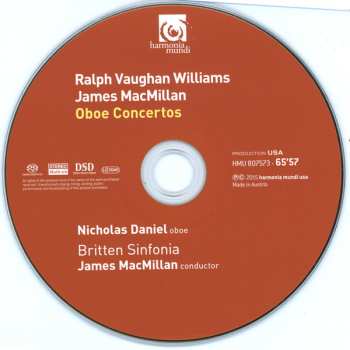 SACD Nicholas Daniel: Ralph Vaughan WIlliams, James MacMillan - Oboe Concertos 546086