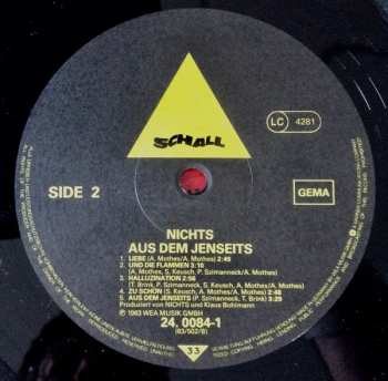 LP Nichts: Aus Dem Jenseits DLX | LTD | CLR 646670