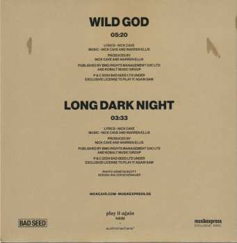 SP Nick Cave & The Bad Seeds: Wild God / Long Dark Night 611423