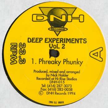 Album Nick Holder: Deep Experiments Vol. 2