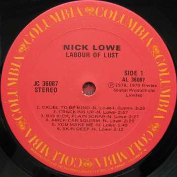 LP Nick Lowe: Labour Of Lust CLR 648108