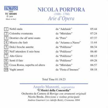 CD Nicola Porpora: Arie D'Opera 547154