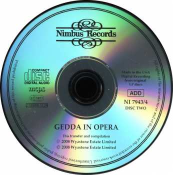 2CD Nicolai Gedda: Nicolai Gedda In Opera 116706