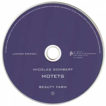 2CD Nicolas Gombert: Motets LTD 324503