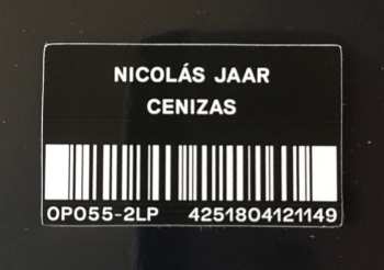 2LP Nicolas Jaar: Cenizas LTD | DLX 579963