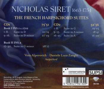 2CD Nicolas Siret: The French Harpsichord Suites 147063