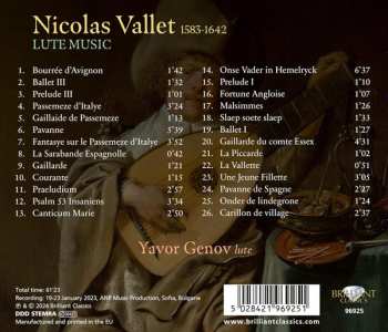 CD Yavor Genov: Lute Music 615587