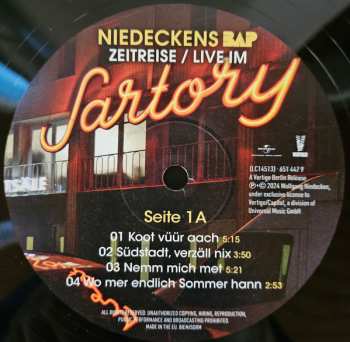 4LP BAP: Zeitreise / Live Im Sartory 630790