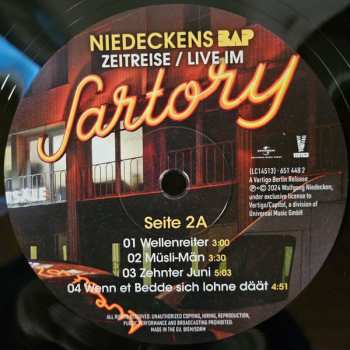 4LP BAP: Zeitreise / Live Im Sartory 630790