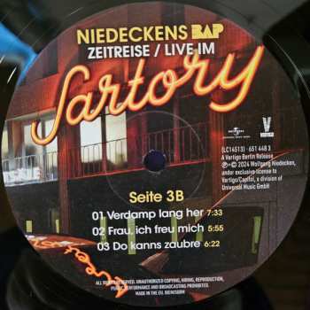 4LP BAP: Zeitreise / Live Im Sartory 630790