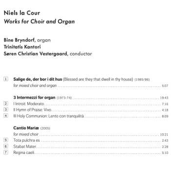 CD Bine Katrine Bryndorf: Works for Choir and Organ 635854