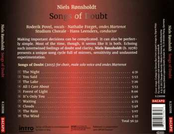 CD Niels Rønsholdt: Songs Of Doubt 560537