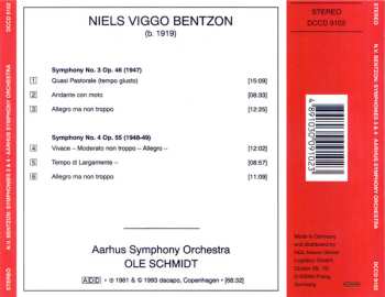 CD Ole Schmidt: Symphonies 3 & 4 617836