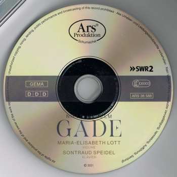 CD Niels Wilhelm Gade: Violinsonaten 1–3 599561